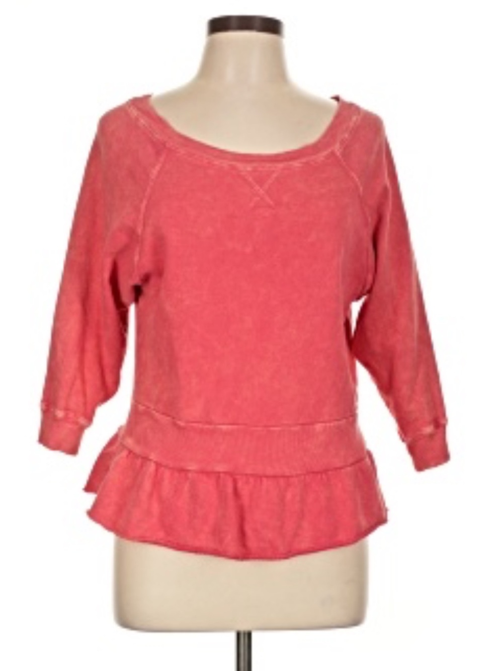 Juicy Couture Pink Ruffle Hem Pullover Top